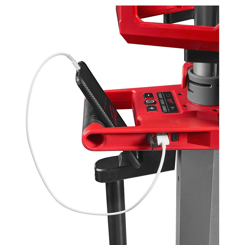 Đèn LED công trường hiệu suất cao Milwaukee M18 HOSALC dùng Pin 18V hoặc dùng điện 110 - 220V/AC, độ sáng 6,000lm
