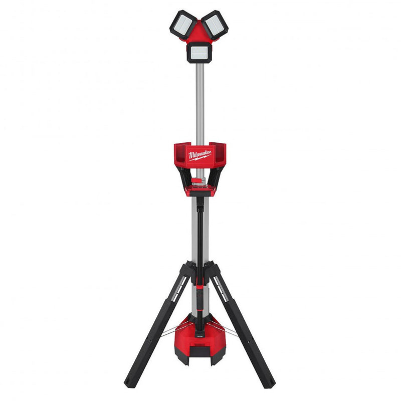 Đèn LED công trường hiệu suất cao Milwaukee M18 HOSALC dùng Pin 18V hoặc dùng điện 110 - 220V/AC, độ sáng 6,000lm