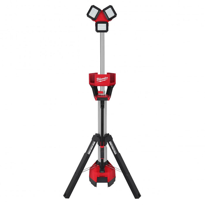 Đèn LED công trường hiệu suất cao Milwaukee M18 HOSALC dùng Pin 18V hoặc dùng điện 110 - 220V/AC, độ sáng 6,000lm