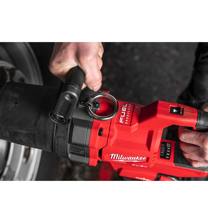 Máy siết bu lông Milwaukee M18 ONEFHIWF1DS dùng Pin 18V, cốt 1 inch loại nòng ngắn, công nghệ ONE-KEY