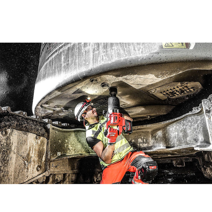 Máy siết bu lông Milwaukee M18 ONEFHIWF1DS dùng Pin 18V, cốt 1 inch loại nòng ngắn, công nghệ ONE-KEY