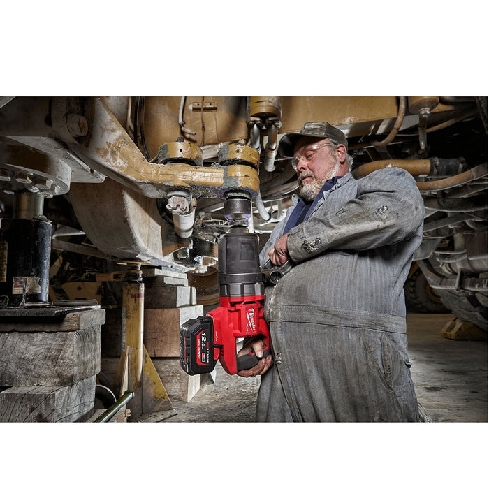 Máy siết bu lông Milwaukee M18 ONEFHIWF1DS dùng Pin 18V, cốt 1 inch loại nòng ngắn, công nghệ ONE-KEY