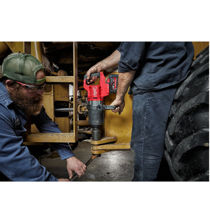 Máy siết bu lông Milwaukee M18 ONEFHIWF1DS dùng Pin 18V, cốt 1 inch loại nòng ngắn, công nghệ ONE-KEY