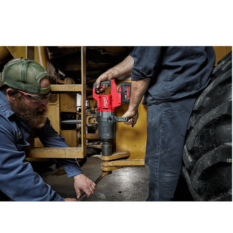 Máy siết bu lông Milwaukee M18 ONEFHIWF1DS dùng Pin 18V, cốt 1 inch loại nòng ngắn, công nghệ ONE-KEY