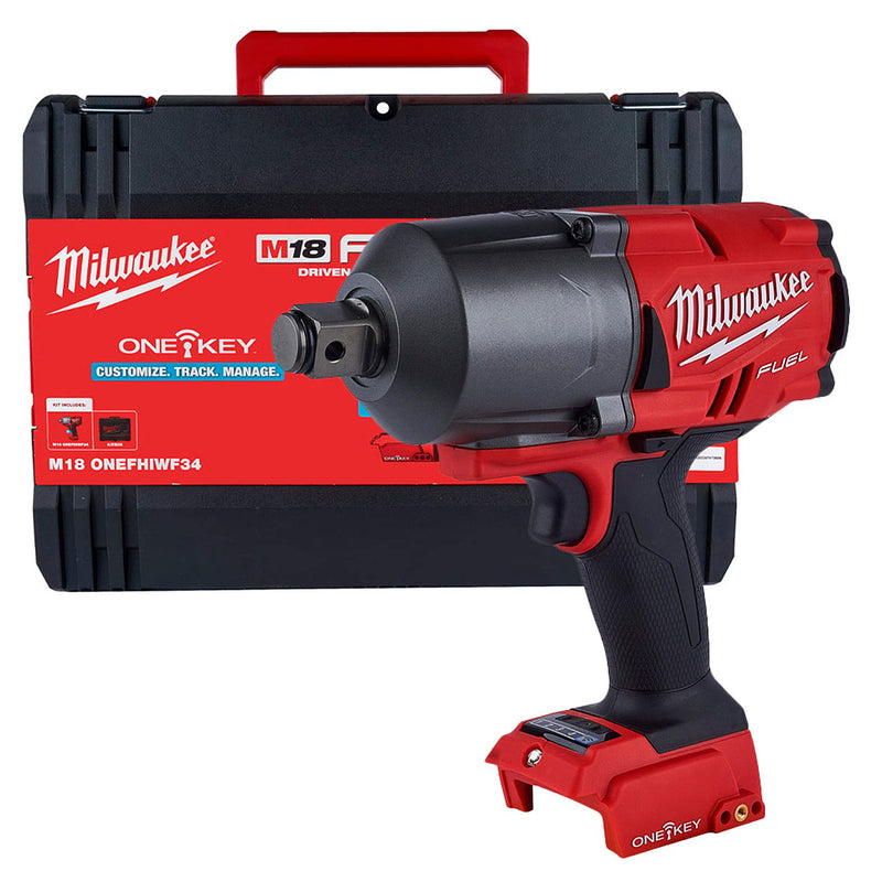 Máy siết bu lông Milwaukee M18 ONEFHIWF34 dùng Pin 18V, cốt 3/4 inch công nghệ ONE-KEY