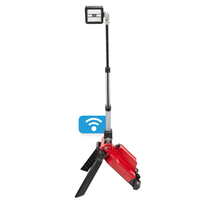 Đèn LED công trường Milwaukee M18 ONERSAL dùng Pin 18V x2, độ sáng 5,400lm, công nghệ ONE-KEY