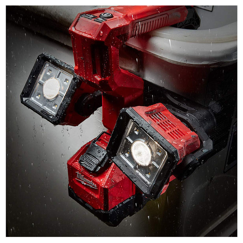 Đèn LED đôi Milwaukee M18 UBL dùng Pin 18V, độ sáng 2,500lm