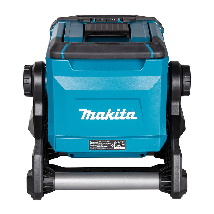 Đèn công trường Makita ML005G dùng được với Pin 40Vmax XGT, 18V LXT, 14.4V độ sáng 3,600lm