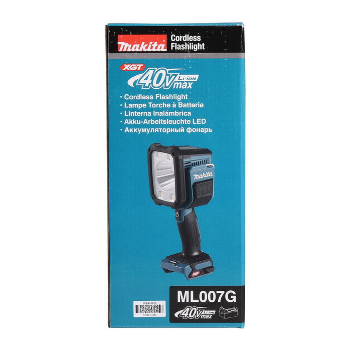 Đèn LED Makita ML007G dùng Pin 40Vmax XGT, độ sáng 1,250lm