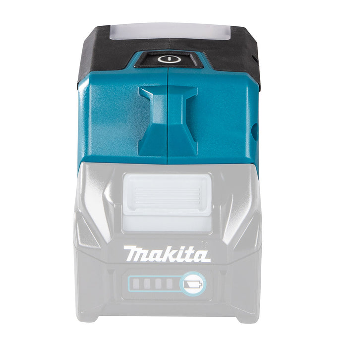 Đèn LED mini Makita ML011G dùng Pin 40Vmax XGT, độ sáng 300lm, có cổng kết nối USB