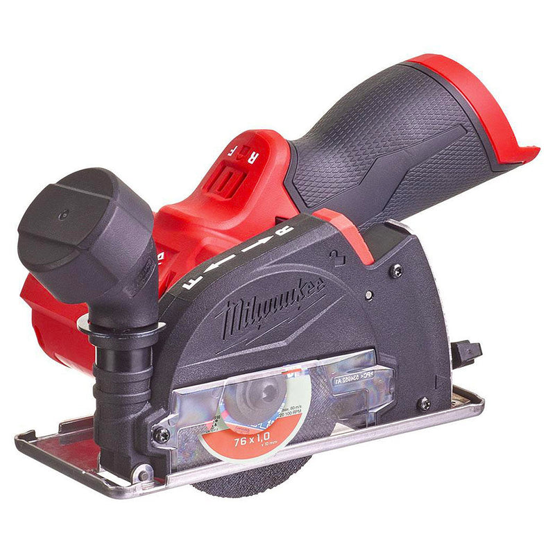 Máy cắt mini Milwaukee M12 FCOT dùng Pin 12V, đường kính lưỡi 76mm