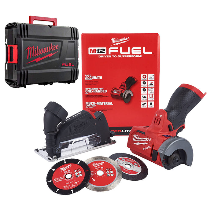 Máy cắt mini Milwaukee M12 FCOT dùng Pin 12V, đường kính lưỡi 76mm