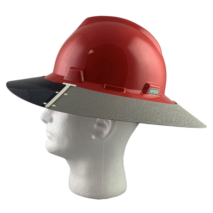 Nón bảo hộ, vành rộng MSA V-Gard hệ thống treo 4 điểm Fas-Trac III, điều chỉnh bằng núm vặn