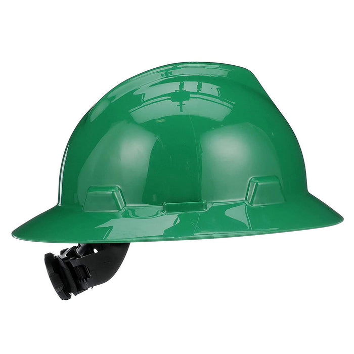 Nón bảo hộ, vành rộng MSA V-Gard hệ thống treo 4 điểm Fas-Trac III, điều chỉnh bằng núm vặn