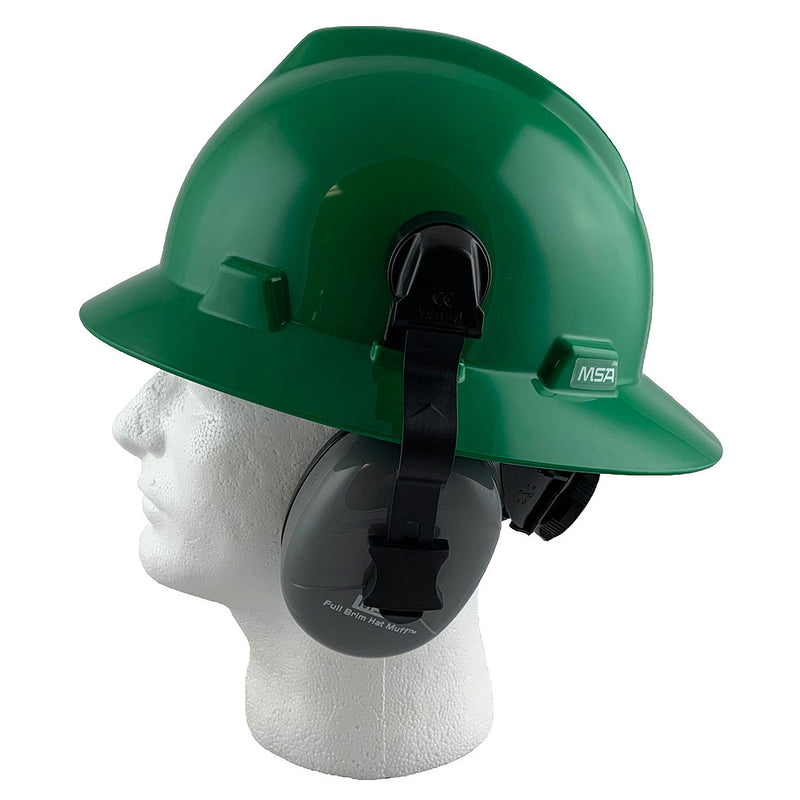 Nón bảo hộ, vành rộng MSA V-Gard hệ thống treo 4 điểm Fas-Trac III, điều chỉnh bằng núm vặn