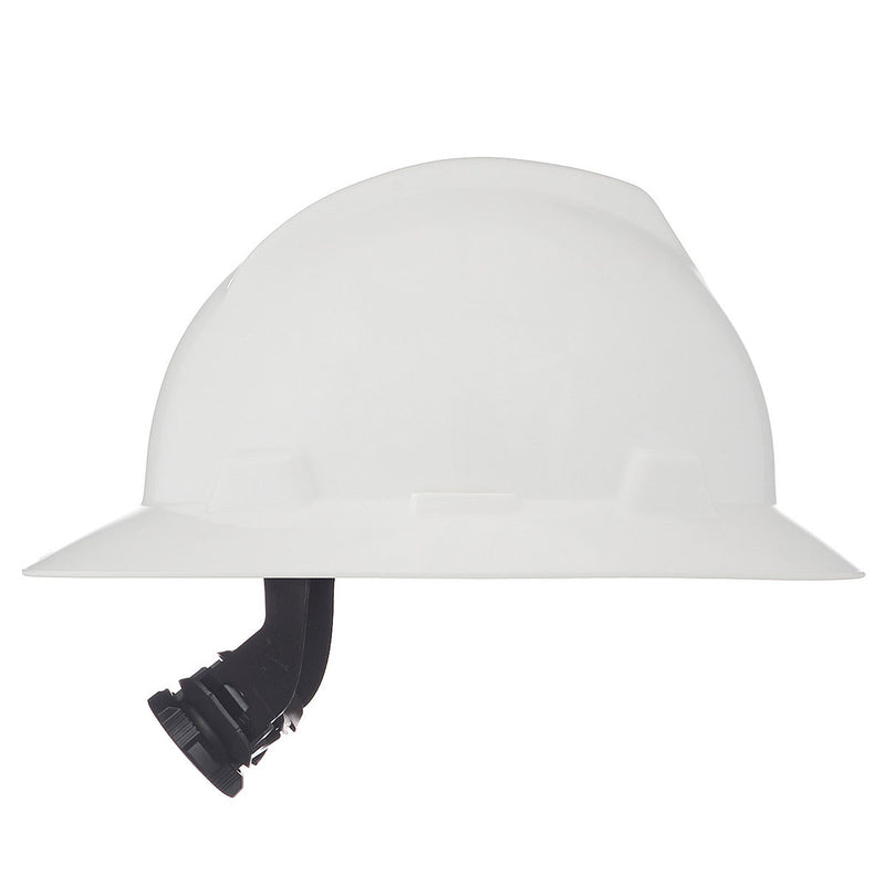 Nón bảo hộ, vành rộng MSA V-Gard hệ thống treo 4 điểm Fas-Trac III, điều chỉnh bằng núm vặn