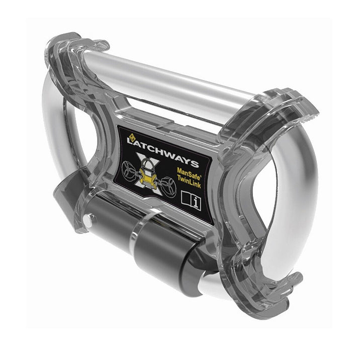 Cuộn cáp hãm chống rơi tự động, loại đôi dòng V-TEC Mini MSA 63111-00AEU chiều dài 1.8m, tải trọng 181kg