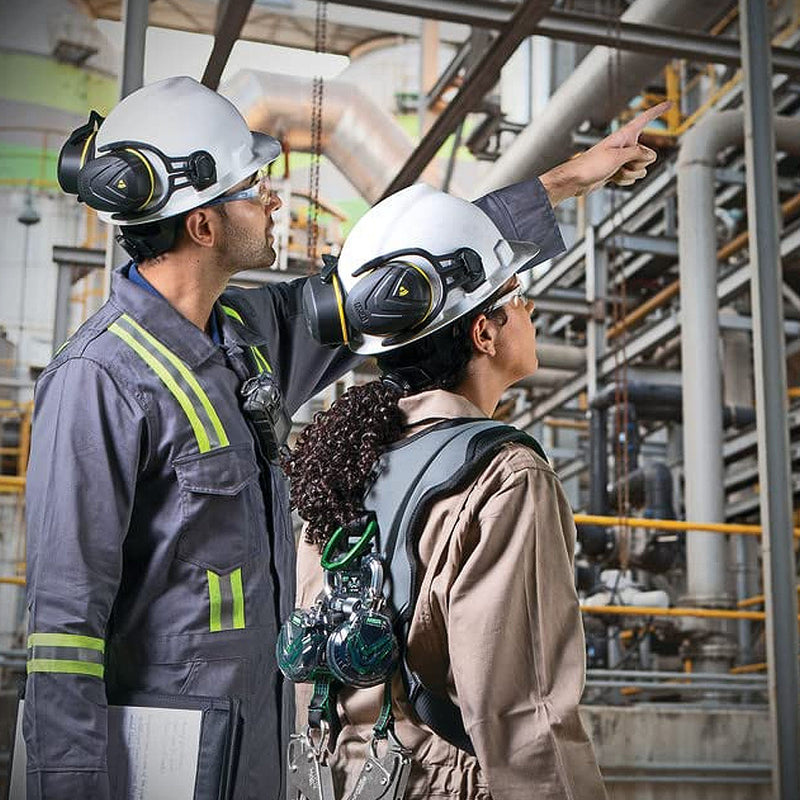 Cuộn cáp hãm chống rơi tự động, loại đôi dòng V-TEC Mini MSA 63111-00AEU chiều dài 1.8m, tải trọng 181kg