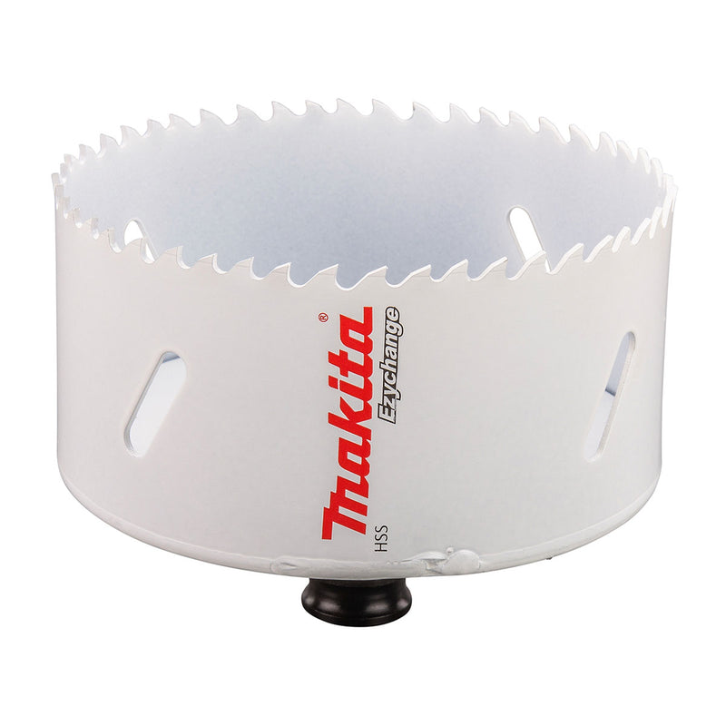 Mũi khoét lỗ dòng tháo lắp nhanh Ezychange Makita kích thước từ 16mm-152mm dùng cho Inox, gỗ chất liệu HSS-BiM