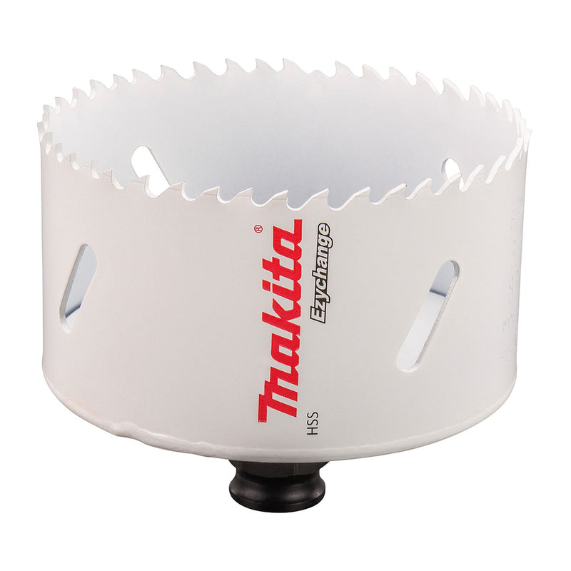 Mũi khoét lỗ dòng tháo lắp nhanh Ezychange Makita kích thước từ 16mm-152mm dùng cho Inox, gỗ chất liệu HSS-BiM