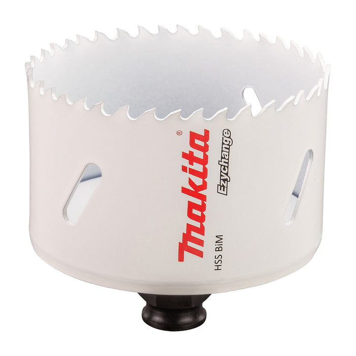 Mũi khoét lỗ dòng tháo lắp nhanh Ezychange Makita kích thước từ 16mm-152mm dùng cho Inox, gỗ chất liệu HSS-BiM