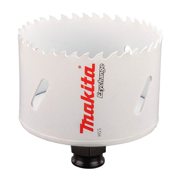 Mũi khoét lỗ dòng tháo lắp nhanh Ezychange Makita kích thước từ 16mm-152mm dùng cho Inox, gỗ chất liệu HSS-BiM