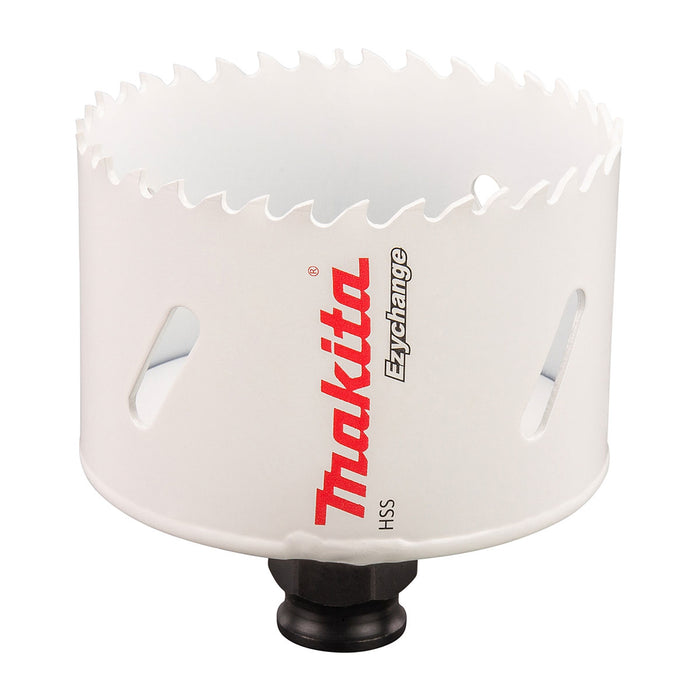 Mũi khoét lỗ dòng tháo lắp nhanh Ezychange Makita kích thước từ 16mm-152mm dùng cho Inox, gỗ chất liệu HSS-BiM