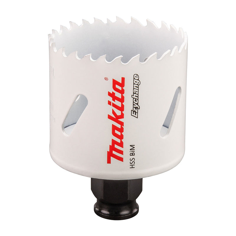 Mũi khoét lỗ dòng tháo lắp nhanh Ezychange Makita kích thước từ 16mm-152mm dùng cho Inox, gỗ chất liệu HSS-BiM