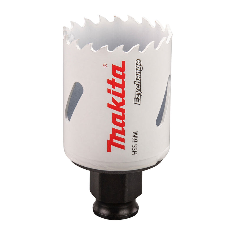 Mũi khoét lỗ dòng tháo lắp nhanh Ezychange Makita kích thước từ 16mm-152mm dùng cho Inox, gỗ chất liệu HSS-BiM