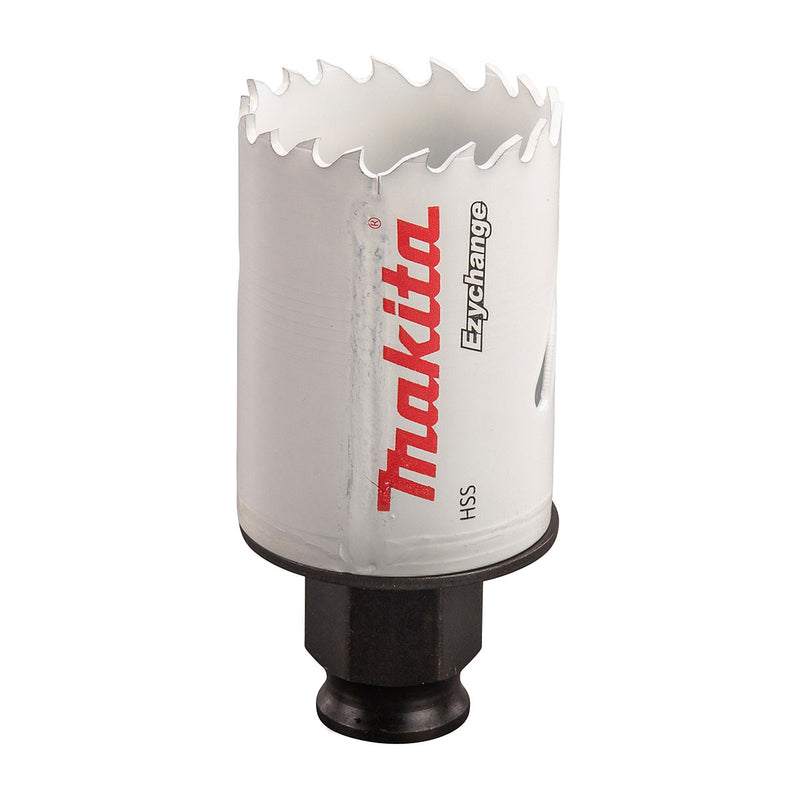Mũi khoét lỗ dòng tháo lắp nhanh Ezychange Makita kích thước từ 16mm-152mm dùng cho Inox, gỗ chất liệu HSS-BiM