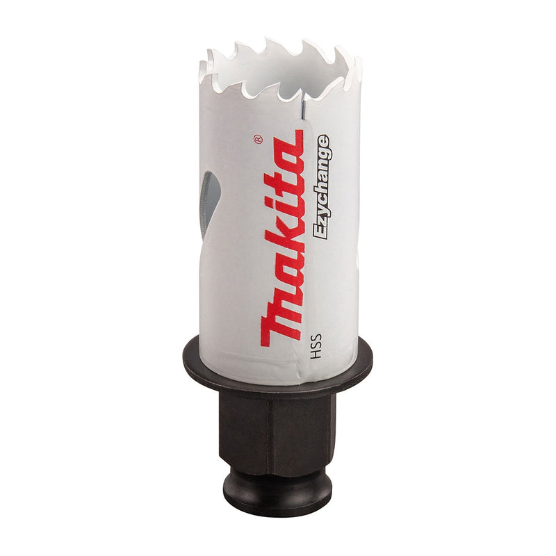 Mũi khoét lỗ dòng tháo lắp nhanh Ezychange Makita kích thước từ 16mm-152mm dùng cho Inox, gỗ chất liệu HSS-BiM