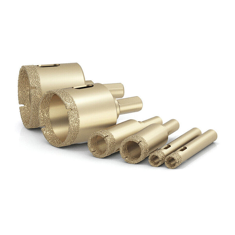 Mũi khoét lỗ kim cương có rãnh thoát bụi Makita đường kính mũi 16mm-68mm ( Không kèm đuôi và mũi định tâm )