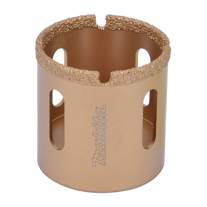 Mũi khoét lỗ kim cương có rãnh thoát bụi Makita đường kính mũi 16mm-68mm ( Không kèm đuôi và mũi định tâm )