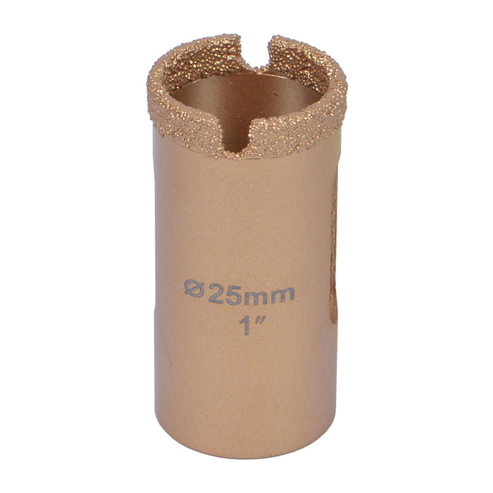 Mũi khoét lỗ kim cương có rãnh thoát bụi Makita đường kính mũi 16mm-68mm ( Không kèm đuôi và mũi định tâm )