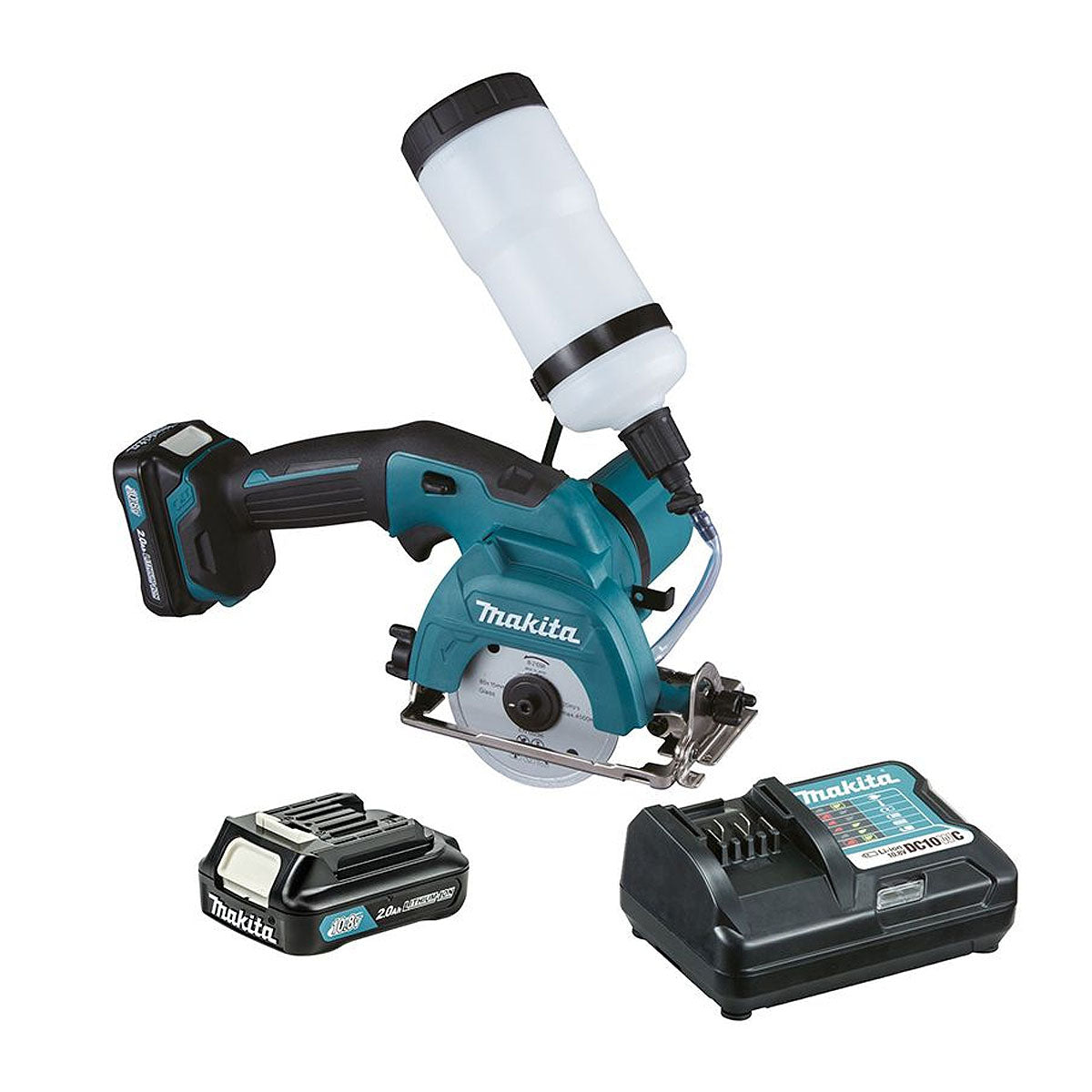 Máy cắt mini Makita CC301D, đường kính lưỡi 85mm dùng Pin 12Vmax CXT