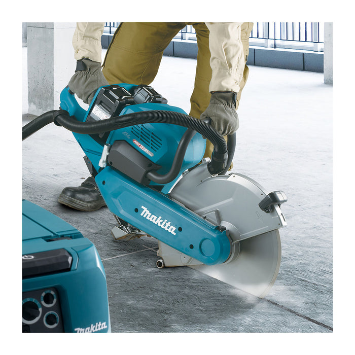 Máy cắt hạng nặng Makita CE002G dùng Pin 40Vmax x2 XGT, đường kính lưỡi 355mm, công nghệ AFT, AWS