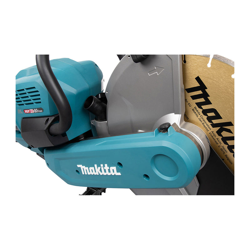 Máy cắt hạng nặng Makita CE002G dùng Pin 40Vmax x2 XGT, đường kính lưỡi 355mm, công nghệ AFT, AWS