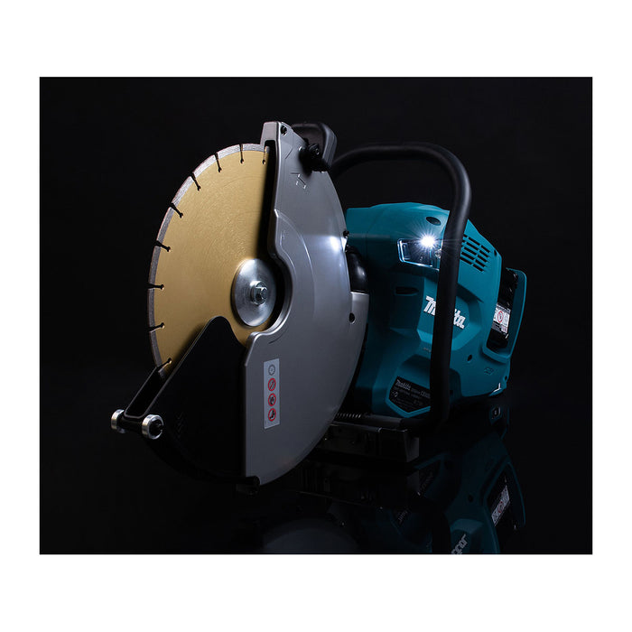 Máy cắt hạng nặng Makita CE002G dùng Pin 40Vmax x2 XGT, đường kính lưỡi 355mm, công nghệ AFT, AWS