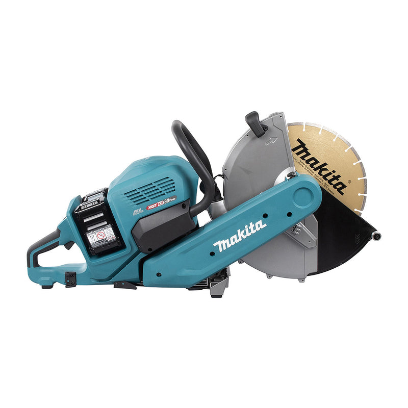 Máy cắt hạng nặng Makita CE002G dùng Pin 40Vmax x2 XGT, đường kính lưỡi 355mm, công nghệ AFT, AWS