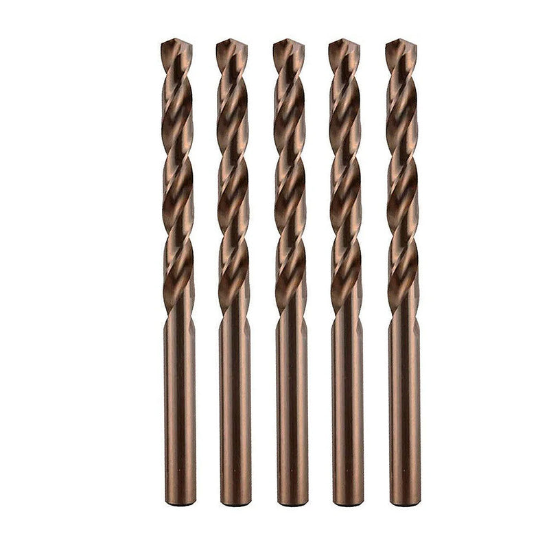 Hộp 5 mũi khoan Inox HSS-Co 5% hệ inch Makita kích thước từ 1/16 inch - 1/2 inch