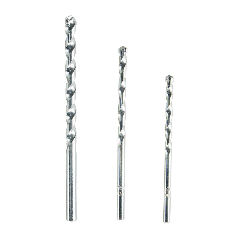 Bộ mũi khoan bê tông TCT 3 chi tiết Makita D-41034 kích thước từ 5mm - 8mm, đuôi trơn