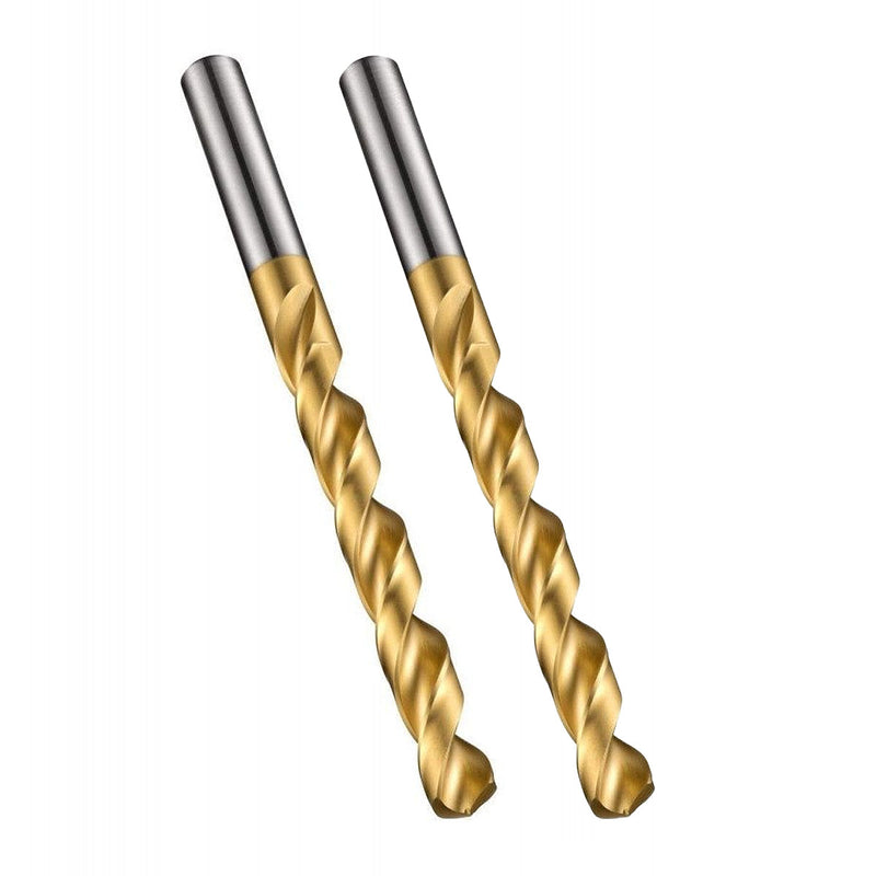 Mũi khoan kim loại HSS-Tin Makita 2 mũi/hộp, đuôi tròn từ 1mm - 4mm, tiêu chuẩn DIN338 và DIN1412C