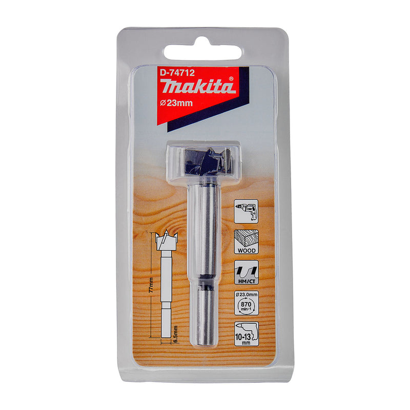 Mũi khoét gỗ TCT đuôi trơn Makita kích thước từ 15mm - 35mm