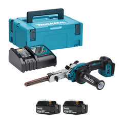 DBS180RTJ: Thân máy, 2 pin 5.0Ah (BL1850B), sạc nhanh (DC18RC)