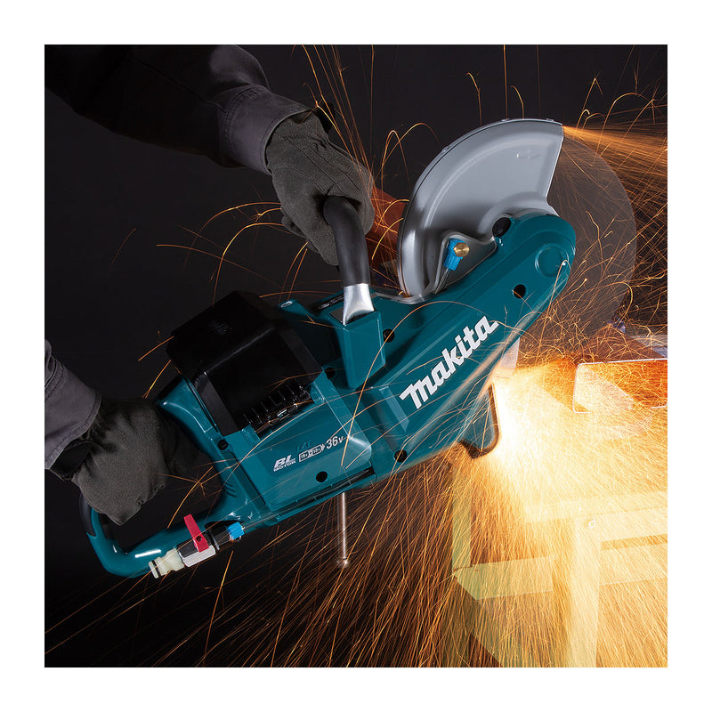 Máy cắt hạng nặng Makita DCE090 dùng Pin 18V x2 LXT đường kính lưỡi cắt 230mm, công nghệ AFT