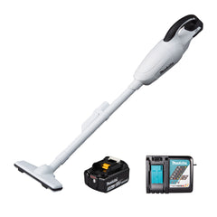 DCL180FRFW: Màu trắng - Thân máy + 1 pin 3.0Ah (BL1830B) + Sạc nhanh (DC18RC)