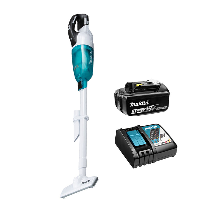 Máy hút bụi cầm tay Makita DCL281F dùng Pin 18V LXT, công suất hút 60W, khả năng chứa bụi 750ml bộ lọc HEPA