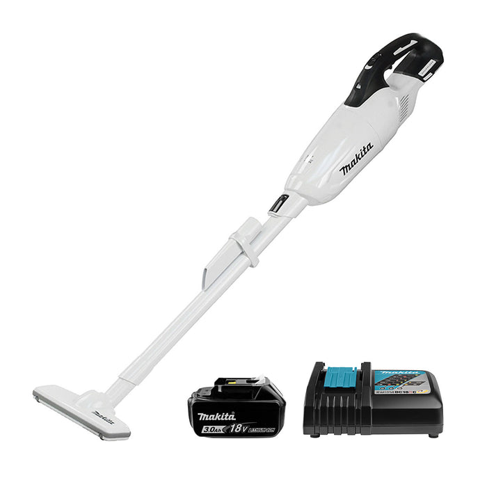 Máy hút bụi cầm tay Makita DCL282F dùng Pin 18V LXT, công suất hút 60W, khả năng chứa bụi 500ml bộ lọc HEPA