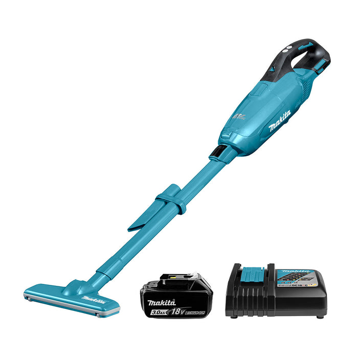 Máy hút bụi cầm tay Makita DCL282F dùng Pin 18V LXT, công suất hút 60W, khả năng chứa bụi 500ml bộ lọc HEPA