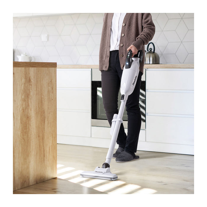 Máy hút bụi cầm tay Makita DCL284F dùng Pin 18V LXT, công suất hút 125W, khả năng chứa bụi 730ml bộ lọc HEPA